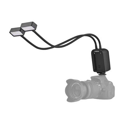 

Andore GN15 Macro Flash Light Lamp Speedlite with Flexible Metal Hose Adjustable Angle for Canon Nikon Panasonic Olympus Sony Alp