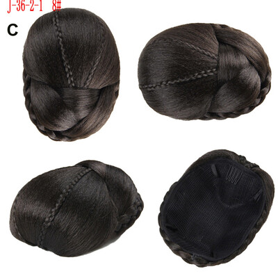 

Gobestart Pretty Woman Girl Ponytail Holder Hairpiece Wig Hair Ring Bun