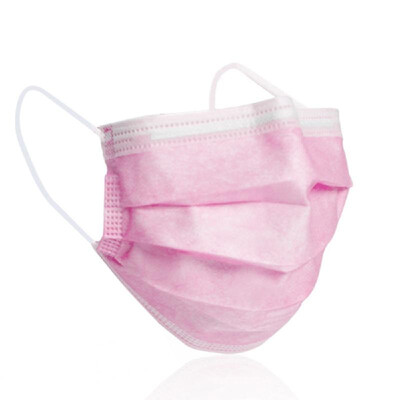 

50 Pcs Non-woven Fiber Fabric Disposable Earloop Face Mask Surgical Hypoallergenic Breathable Comfortable Masks for People with Al