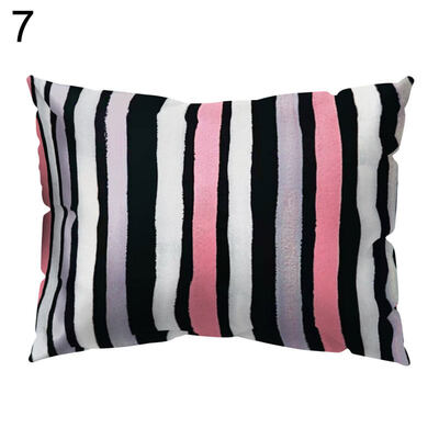 

Firework Bird Stripe Pillow Case Cushion Cover Sofa Bed Car Cafe Office Decor