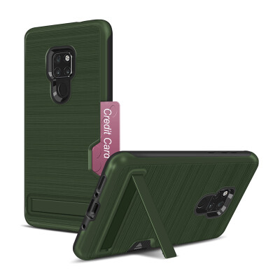 

Hybrid Bumper Case Huawei Mate 20 Card Holder Cover Huawei Mate 20 mate20 HMA-L09 HMA-L29 Armor TPU Stand Case