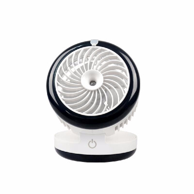 

Mini Portable Spray Mist Fan Foldable Desktop Humidifier USB Charging with 2000mAh Power Bank Portable Water Spray Fan Black