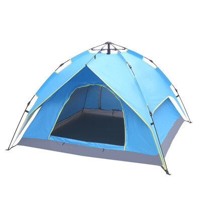 

2-3 Person Camping Tent Waterproof Automatic Tent Double-DeckTwo-Door