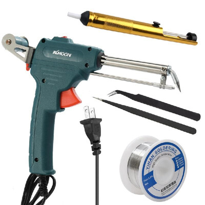 

KKmoon 60W Manual Soldering Machine Household Electric Iron Set Handheld Soldering Iron Rework Station Soldering Tool Kit
