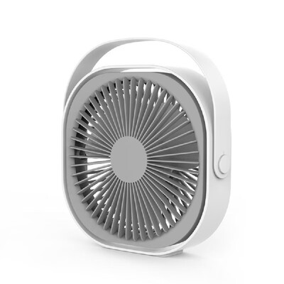 

Desktop Fan Portable Electric Fan Air Cooler 6-inch 3 Gears Speed Hidden Clip 2000mAh Adjustable Angle USB Rechargeable Handy Min
