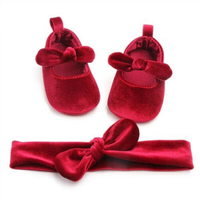 

Newborn Baby Infant Girl Crib Shoes Soft Sole Prewalkers Anti-slip Sneakers Pram
