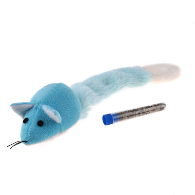 

Colorful Plush False Mouse Rat Toys Pet Cat Playing Toys With Mint Tube