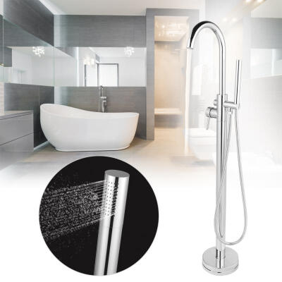 

Greensen Freestanding Floor Mounted Bath Shower Mixer Faucet Tap & Shower Kit