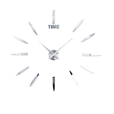 

Creative DIY Wall Clock 3D Mirror Effect Stickers Home Decoration