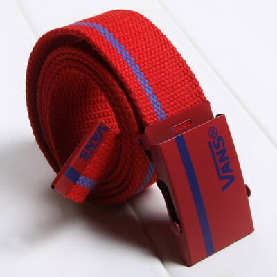 

Mens Cool Nylon Buckle Canvas Fabric Webbing Durable Outdoor Camping Tactical Waist Belt
