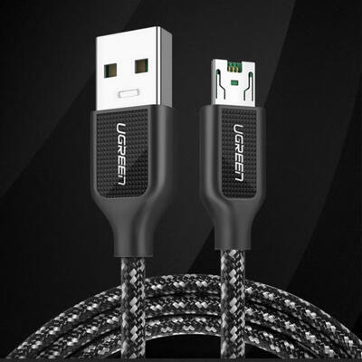 

Ugreen Micro USB Cable 4A Fast Charging USB Data Cable For OPPO R9R9SR11R15 USB Mobile Phone Charging Cord-025m