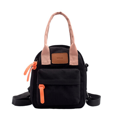 

2019 New Canvas Backpack College Shoulder Bag Multi-Purpose Handbag Student Bag