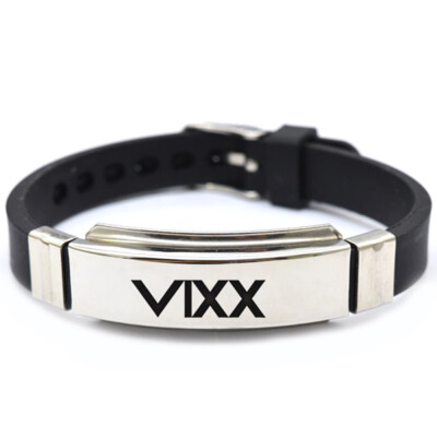 

Kpop BTS Bangtan Boys EXO Blackpink GOT7 Seventeen Stainless Steel Silicone Wristband Bracelet Hot Gift for ARMY