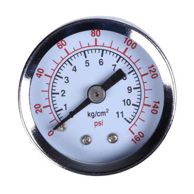 

0-160psi Thread Mount Pressure Gauge Air Water Gas Compressor Hydraulic Gauge Manometer Pressure Tester