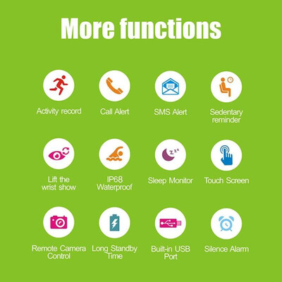 

T10 Smart Bracelet Heart Rate IP68 Waterproof Fitness Tracker Wristband
