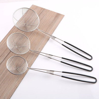 

Stainless Steel Hot Pot Pearl Scoop Bubble Tea Strainer Colanders Line