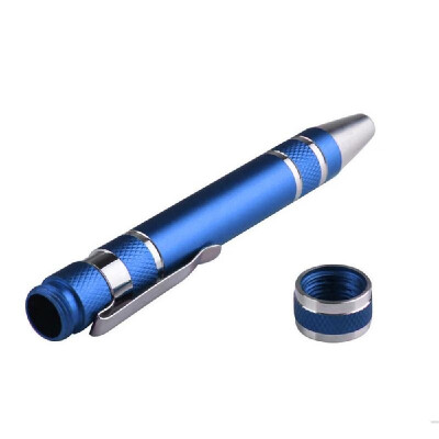 

Multi-function Pocket Eight-in-one Screwdriver with Magnetic Mini Portable Aluminum Tool Pen