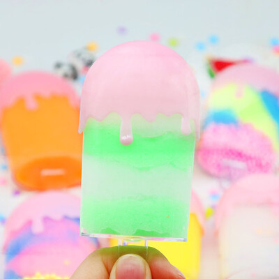 

Gobestart DIY Cotton Candy Cloud Slime Soft Non-Sticky Sand Mud Scented Toy Kids Gift