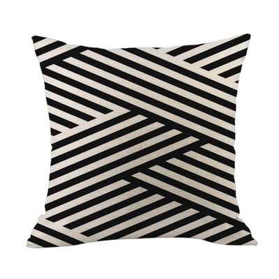 

JPGIF 2019 New Geometric Linen Pillowcase Sofa Throwing Pad Set Home Decoration