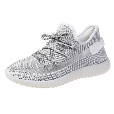 

All over the sky star dad shoes female spring Korean version of wild student ins super fire luminous sports shoes