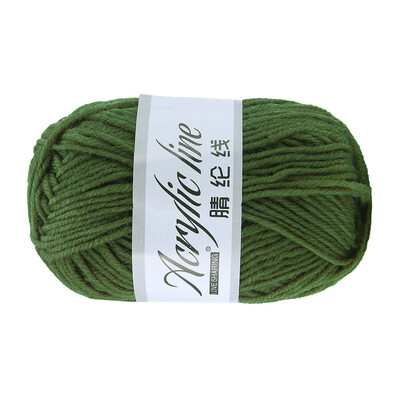 

Toponeto 50g Chunky Wool Roving Scarf Knit Wool Yarn Thickness Warm Hat Household A