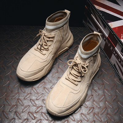 

Martin boots mens Martin shoes trend England short boots mens leather boots wild high-desert desert tooling Martin shoes
