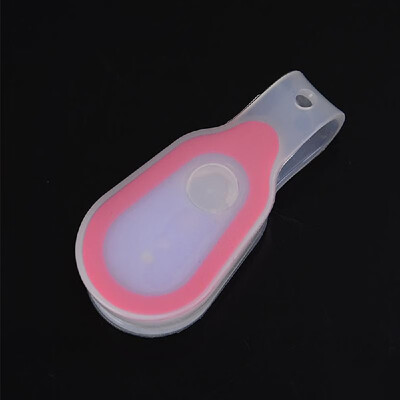

Silicone Clip on LED Flashlight Night Safety Light Hands Free for Walking Running Sports Outdoor Emergency
