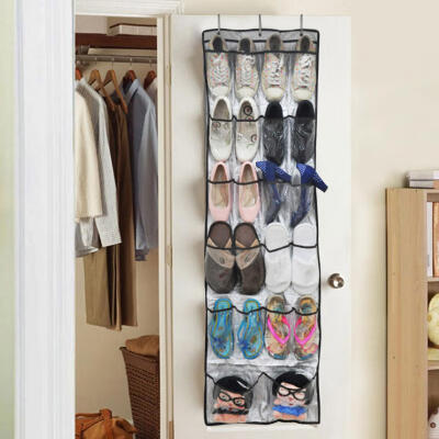 

Greensen Over the Door Shoe Toy Organizer Rack Oxford Cloth Hanging Storage Space Saver with 22 Pockets