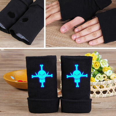 

Luminous Fingerless Gloves Hand Arm Warmers Half Finger Gloves Half Palm Short Gloves Sleeves for Winter