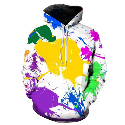 

Toponeto Unisex Mens 3D Printing Creative Round Neck Casual Long Shirts Top Blouse