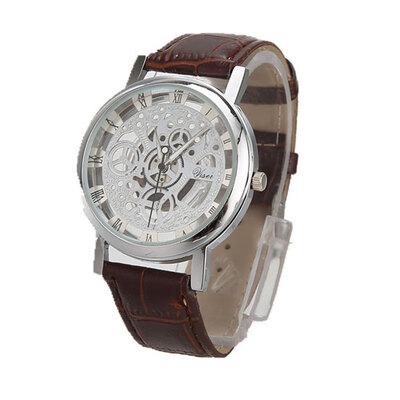 

Belt Mens Watch Mens Watch Student Fashion Openwork Imitation Mechanical Quartz Watch
