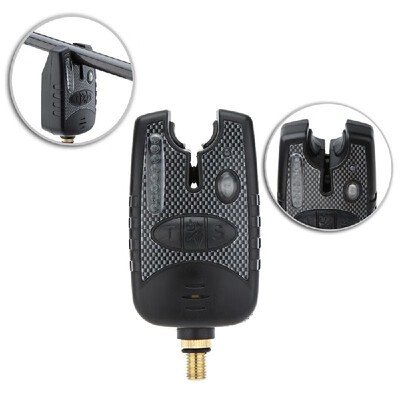 

Lixada 8 LEDs Water Resistant Adjustable Tone Volume Sensitivity Sound Alert Fishing Bite Alarm for Fishing Rod
