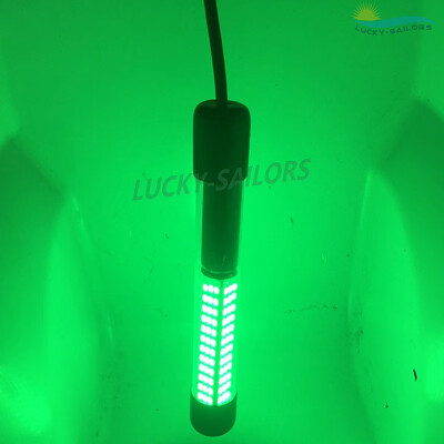 

LUCKY-SAILORS 12V green light net fishing light fish lamp battery boat fishing 10w battery lure fish 4796