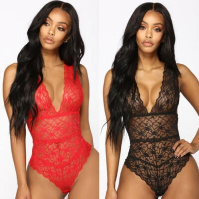 

Sexy Lingerie Lace Dress Babydoll Women Sleepwear Underwear Nightwear Bodysuit