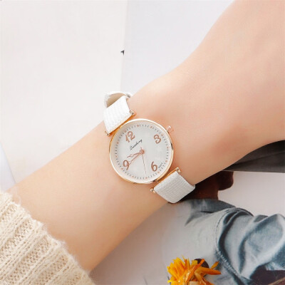 

RM Women Fashion Leather Band Analog Quartz Round Wrist Watch Watches