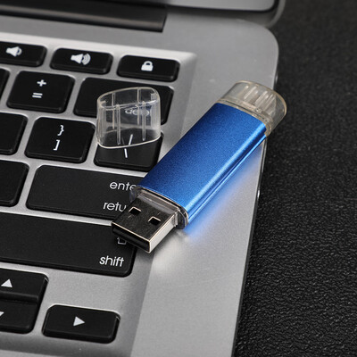 

USB Flash Drive 16G USB 20 Micro USB Pen Drive Memory Stick U Disk with Caps for Both Computers&Android Devices