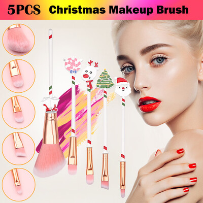 

Gobestart Christmas Cosmetic Makeup Brushes Set Professional Powder Eyeshadow Brush