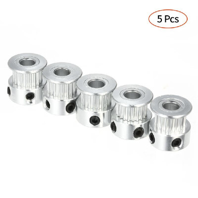

5pcs Pulleys GT2 Idler Pulley GT2 Timing Pulley Timing Belt Pulley Synchronous Wheel for 3D Printer