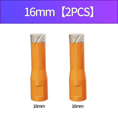 

JIANGCHENG Vacuum Brazed Diamond Core Drills M10 Dry Drill with Wax Filling Diamond Hole Saw Set for Ceramic Tiles&Stones