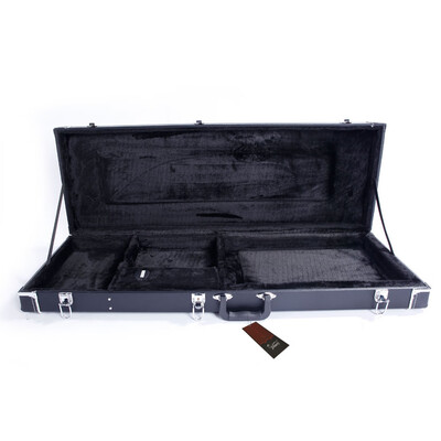 

Glarry Flat Surface Simple Style Electric Guitar Hard Shell Case Black