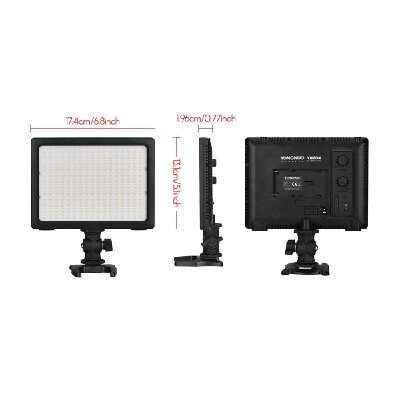 

YONGNUO Professional Photography Video Light Lamp Panel 204 Pcs LED 3200K-5500K CRI 95 Fill Light for Portrait News Interview Pro