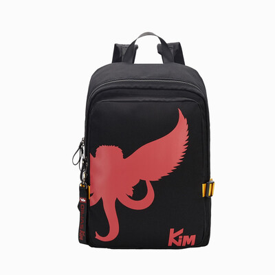 

OIWAS KiM Cool College School Student Fashion Black Backpack Daypack Rucksack Large Bookbag for Sport Outdoor Business