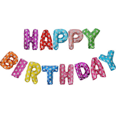 

Gobestart Large Happy Birthday Self Inflating Balloon Banner Bunting Party Decoration