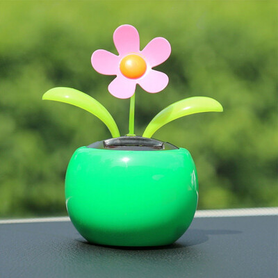 

Lovely Shaped Solar Energy Sunflower Solar Automatic Swing Sunflower Car Ornaments