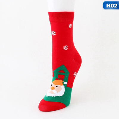 

Womens Socks Warm Christmas Cotton Socks Cosy Female Cute Animal Printed Hosiery