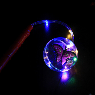 

Tailored Flashing Clear BoBo Ball LED Light Flexible Lamp Xmas Party Decor Children Toys