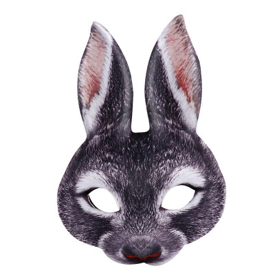 

Safe Animal Rabbit Head All Face Mask For Adult Men&Women Halloween Party Cosplay Costume Accessories