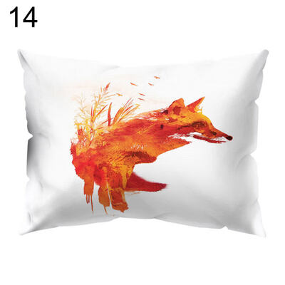 

Tiger Maple Leaf Throw Pillow Protector Case Cushion Cover Sofa Bedding Articles