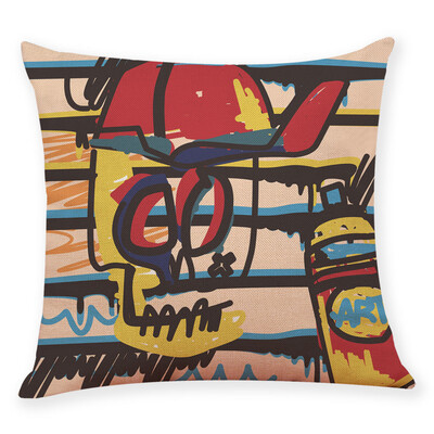 

Siaonvr Home Decor Cushion Cover Graffi Style Throw Pillowcase Pillow Covers
