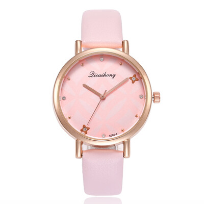 

European&American fashion ladies personality student watch rivet diamond flower quartz watch female models